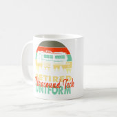Pensionierter Ultraschall-Tech-Uniform RV-Camping Kaffeetasse (Vorderseite Links)