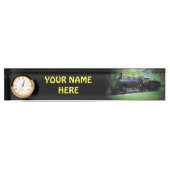 Pensionierter Zug-Motor von Seattle Namensplakette (Vorderseite)