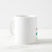 Pensioniertes Bagger-Geschenk Kaffeetasse (Vorderseite Links)