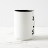 Pensioniertes Feuerwehrmann-Feuer-Mann-lustiges Tasse (Zentrum)
