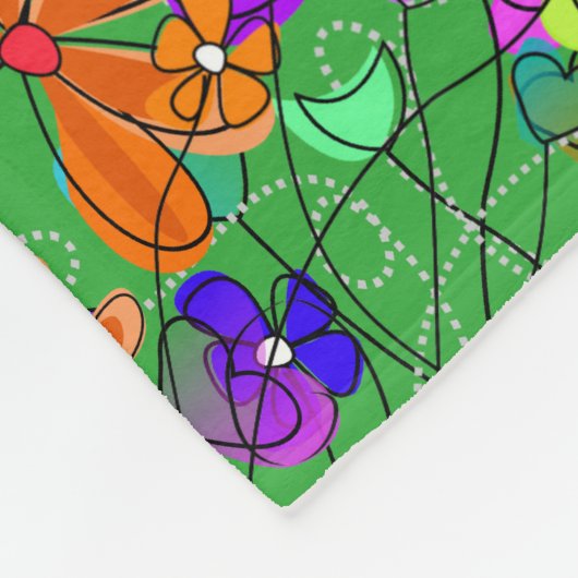 Pensioniertes Fleecedecke (Ecke)