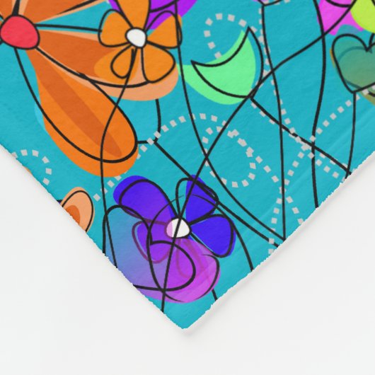 Pensioniertes Fleecedecke (Ecke)