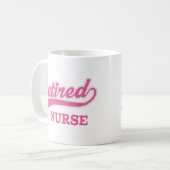 Pensioniertes Krankenschwester-Geschenk Kaffeetasse (Vorderseite Links)