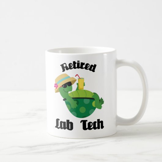 Pensioniertes Labradortech-Geschenk Kaffeetasse (Rechts)