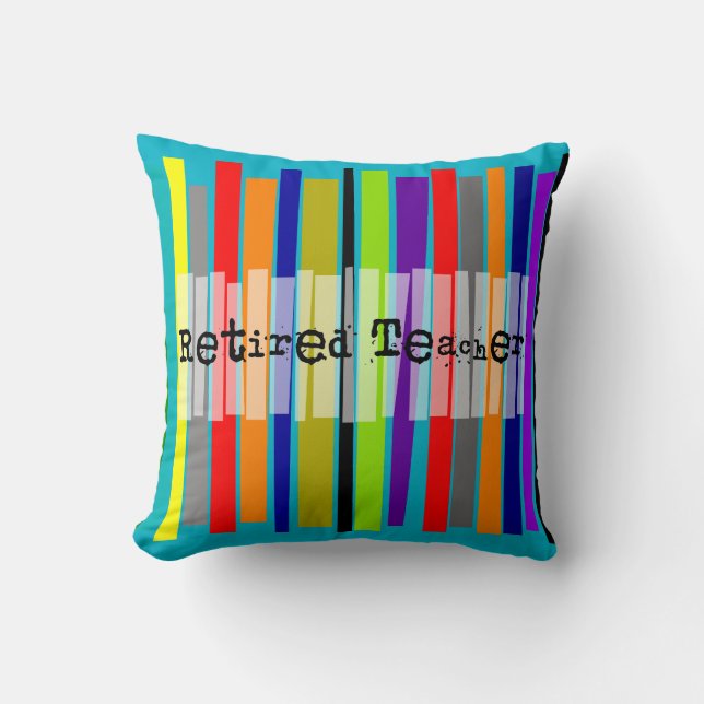 Pensioniertes Lehrer-Gänseblümchen-Nickerchen Kissen (Vorderseite)