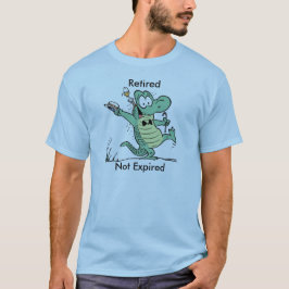 Pensioniertes nicht abgelaufenes lustiges altes T-Shirt