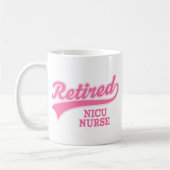 Pensioniertes Nicu Krankenschwester-Geschenk Kaffeetasse (Links)