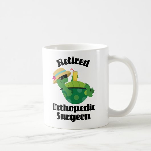 Pensioniertes orthopädisches Geschenk Kaffeetasse (Rechts)