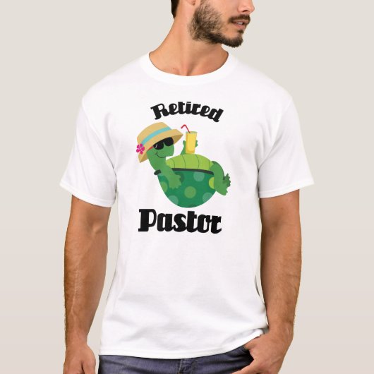 Pensioniertes Pastor-Geschenk T-Shirt (Vorderseite)