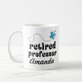 Pensioniertes personalisiertes Geschenk Professors Kaffeetasse (Links)