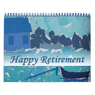 Pensionierung 2016 Kalender Art Blue BoatZwei Seit