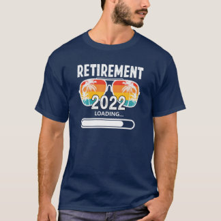Pensionierung 2022 Laden Vintager Retro-Sonnenbril T-Shirt