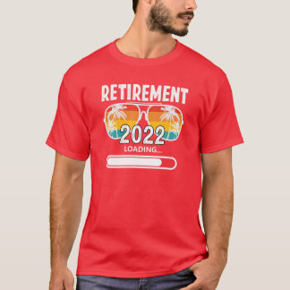 Pensionierung 2022 Laden Vintager Retro-Sonnenbril T-Shirt