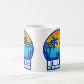 Pensionierung 2022 lustig nicht mein Problem Kaffeetasse (Mittel)