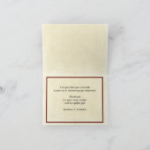 Pensionierung danke Ihnen Hinweis, drei rote Kanus (Innenseite)