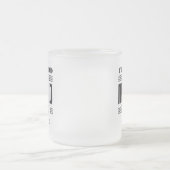 Pensionierung der Legende hat Personalisierte Mattglastasse (Mittel)