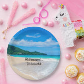 Pensionierung...es ist schön pappteller (Party)