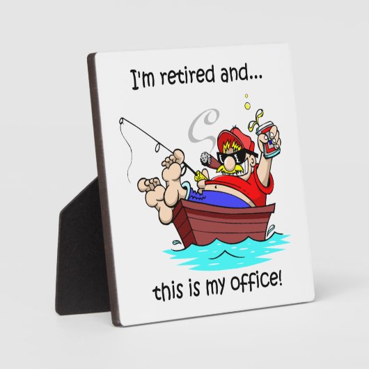 Pensionierung Fotoplatte (Vorderseite)