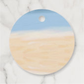 Pensionierung Party Beach Coastal Muschel Geschenkanhänger (Rückseite)