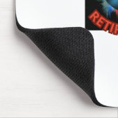 Pensionsaufkleber Mousepad (Ecke)