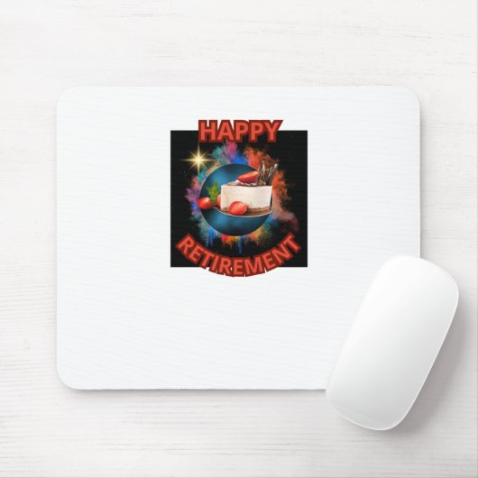 Pensionsaufkleber Mousepad (Mit Mouse)