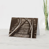 Pensionsbahn Umsteigegleise Gleise! Karte (Vorderseite)