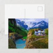 Pensionsfonds Postkarte (Vorne/Hinten)