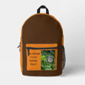 Pensionsgeschenk Bedruckter Rucksack (Vorderseite)