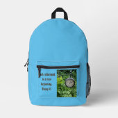 Pensionsgeschenk Bedruckter Rucksack (Vorderseite)