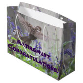 Pensionsgeschenktasche Große Geschenktüte (Rückseite Schrägansicht)