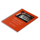 Pensionskasse Party Antike Orgel Tastatur Gästebuc Notizblock (Linke Seite)