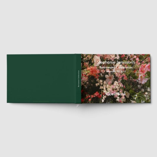 Pensionskasse Party Gästebuch, Blume Blumenkohl Gästebuch (Voll)