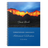 Pensionskasse Party Gästebuch, Name, Zion Sunrise Notizblock (Vorderseite)