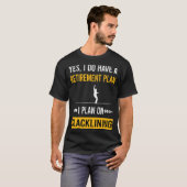 Pensionskasse Slacklinline Slackline T-Shirt (Vorne ganz)