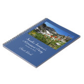 Pensionskassenbuch, Mountain Lake Wildblumen Notizblock (Linke Seite)