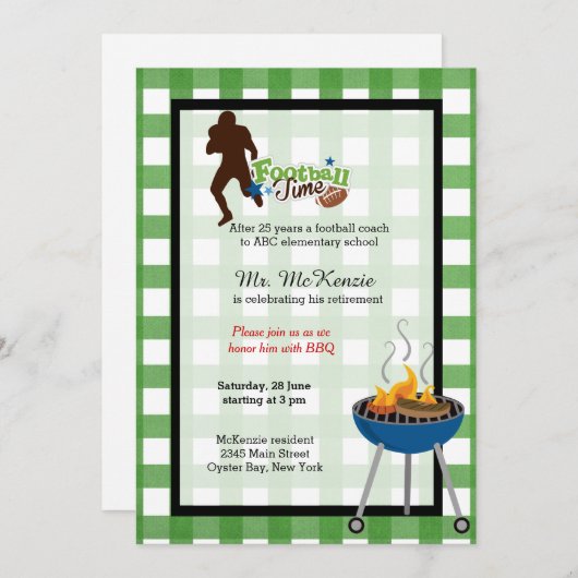 Pensionskutsche Einladung (Vorne/Hinten)