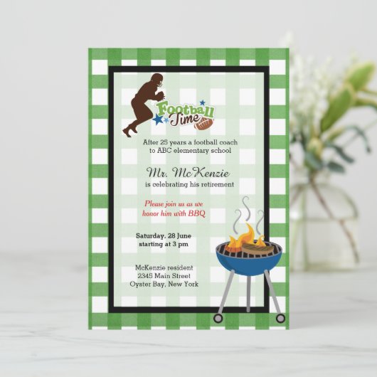 Pensionskutsche Einladung (Stehend Vorderseite)