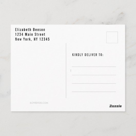 Pensionspolizei Thin Blue Line American Flag Postkarte (Rückseite)