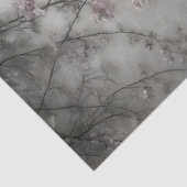 Pensive Blossom Angel Stone Bench Vintage Decoupag Seidenpapier (Ausschnitt)