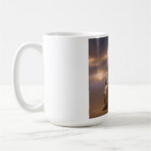 Pensive Elephant Gentleman Art Kaffeetasse (Links)