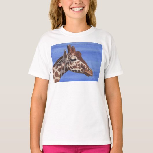 Pensive Giraffe T-Shirt (Vorderseite)