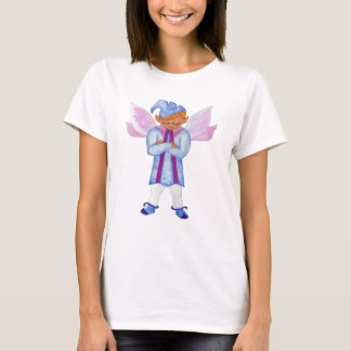 Pensive Light Blue Elf T - Shirt