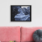 Pensive Lion Leinwanddruck (Insitu (Wohnzimmer))