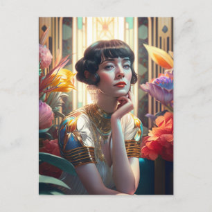 Pensive Muse Postkarte