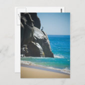 Pensive Pelican Postkarte (Vorne/Hinten)