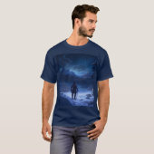 Pensiver Ritter des Winterwunderlandes T-Shirt (Vorne ganz)
