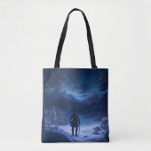 Pensiver Ritter des Winterwunderlandes Tasche (Vorderseite)