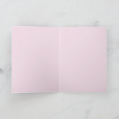 Penstemon Flower Garden Blumenstrauß Geburtstagska Karte (Innenseite)