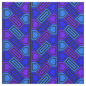 Penta Pattern Blue Stoff (Nahaufnahme)