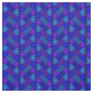 Penta Pattern Blue Stoff